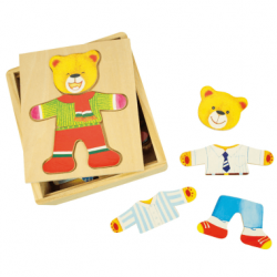 Mr Bear Dressing Up Puzzle