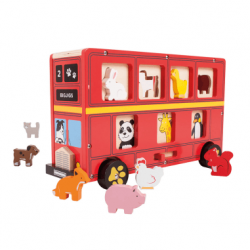 Red Toy Bus, Shape Sorter