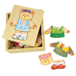 Mrs Bear Dressing Up Puzzle