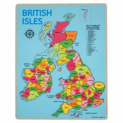 Wooden lift out UK Puzzle