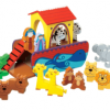 Traditional Wooden Toy Noah's Ark, from the Orange Tree range