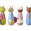 Peter Rabbit wooden skittles