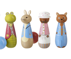 Peter Rabbit wooden skittles