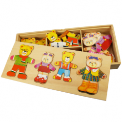 Bear Family Dressing Up Puzzle