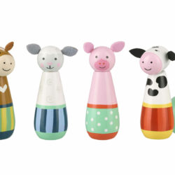Farm Animal Wooden Skittles